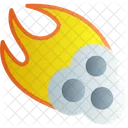 Meteorite Meteor Space Icon
