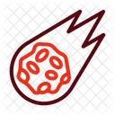 Meteorite Space Asteroid Icon