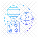 Météorologie à l'échelle mondiale  Icône