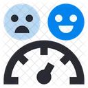 Customer Review Feedback Meter Icon
