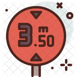 Meter Distance  Icon