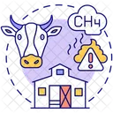 Methane Gas Chemical Icon