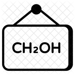 Methanol-Formel  Symbol