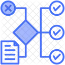 Methodik Geschaft Diagramm Symbol