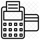 Metodo De Pago Maquina De Tarjetas De Credito Terminal De Tarjetas Icono