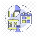 Metodologia Flujo De Trabajo Negocio Icono