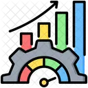 Métricas de rendimiento  Icono