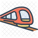 Metro Train Railroad Icon