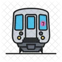 Metro Railway Sign Icon