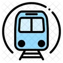 Metro Tren Transporte Icono