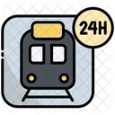 Metro 24 Hours 24 Hours Service Icon