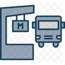 Metro Station Train Icon