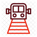 Metro Train Transport Icon