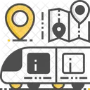 Metro Train Subway Icon