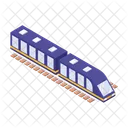 Metro Train Transport Icon