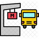 Metro Station Train Icon