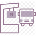 Metro Station Train Icon