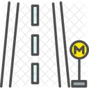 Metro Route Metro Station Icon