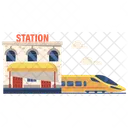 Metro Station  Icon