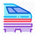 Electromagnetic Train Rail Icon