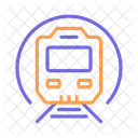 Metro Train Subway Icon