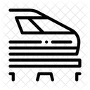 Eletromagnetico Trem Ferroviario Ícone