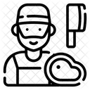 Metzger Schlachter Fleischer Symbol