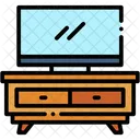 Meuble Tv Table Tv Television Icône