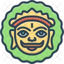 Mewar Lord Surya Colorful Icon