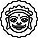 Mewar Herr Surya Bunt Symbol