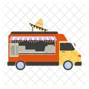 Mexican Food Truck Icon