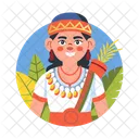 Mexican Attire Character Person Icon