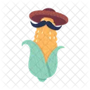 Mexican Corn Maize Corncob Icon