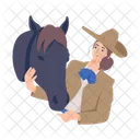Mexican Vaquero Mexican Cowgirl Mexican Lady Icon