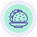 Mexican Food Line Icon Icon