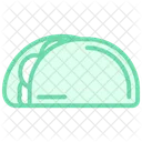 Mexican Food Duotone Line Icon Icône