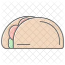 Mexican Food Lineal Color Icon Icône