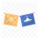 Mexican Garland Mexican Bunting Picado Bunting Icon