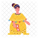 Mexican Girl  Icon