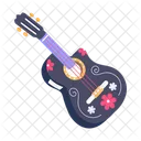 Mexican Guitar Musical Instrument String Instrument Icon