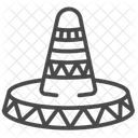 Mexican Hat Cinco De Mayo Hat Icon