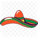 Cartoon Mexican Hat Icon