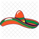 Cartoon Mexican Hat Icon