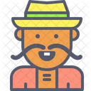 Mexican Gypsi Mariachi Icon