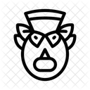 Mexican Culture Face Icon