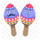 Samba Shakers Mexican Maracas Mexican Instrument Icon