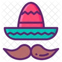 Mexican Mustache  Icon