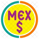 Mexican Peso Symbol Icon