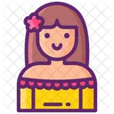 Mexican Woman  Icon