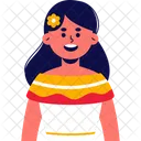 Mexican Woman Icon